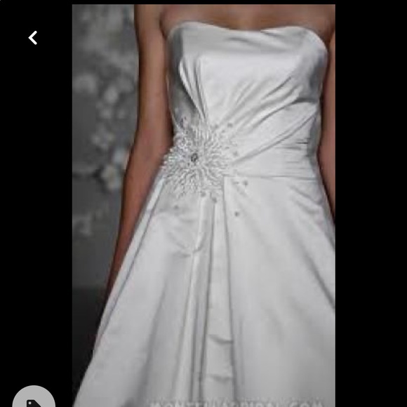 Sample, size 12, Alvina Valenta, ivory dress - Picture 4 of 8